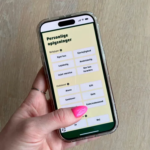 Udfyld låneansøgning
